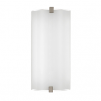 Telbix-Arla Wall Lamp 12w LED Dim  Color Change 3000K-4000K-5000K - Nickel/Frost